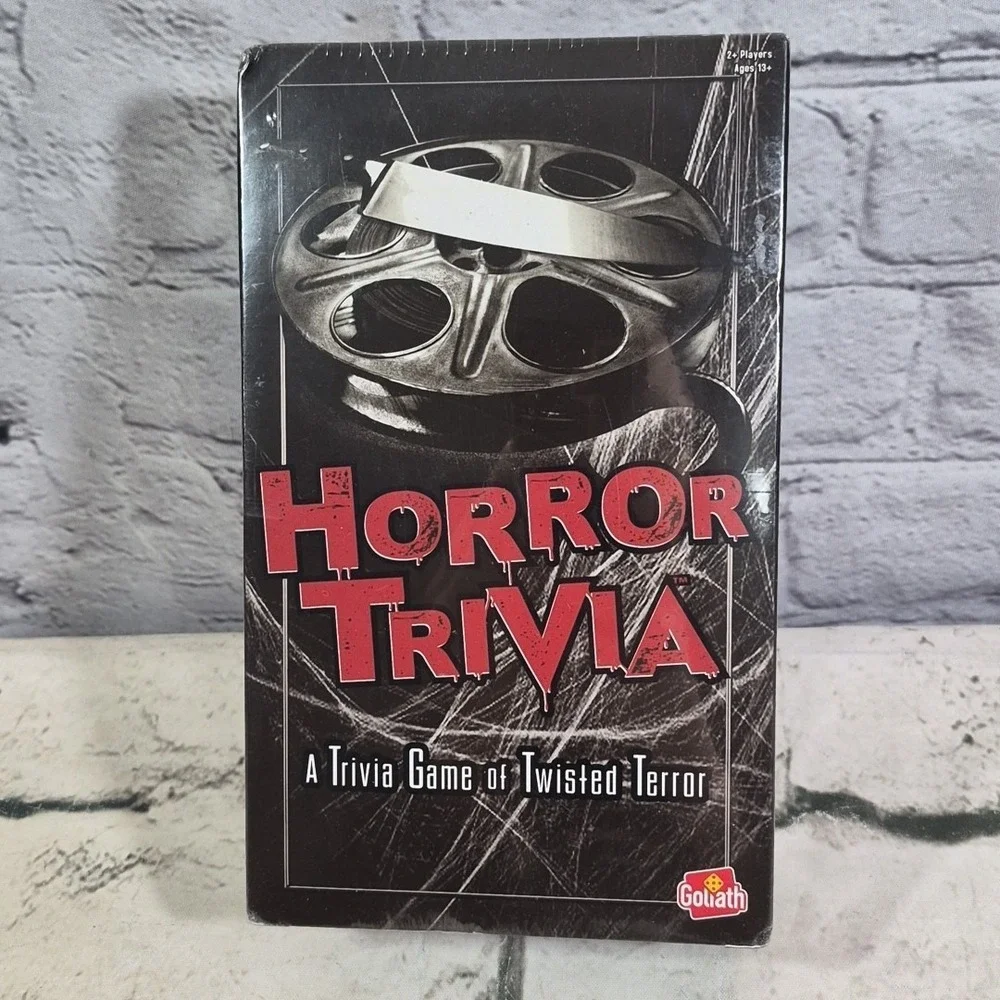 Twisted Terror Horror Trivia Card Game By Goliath New Sealed
